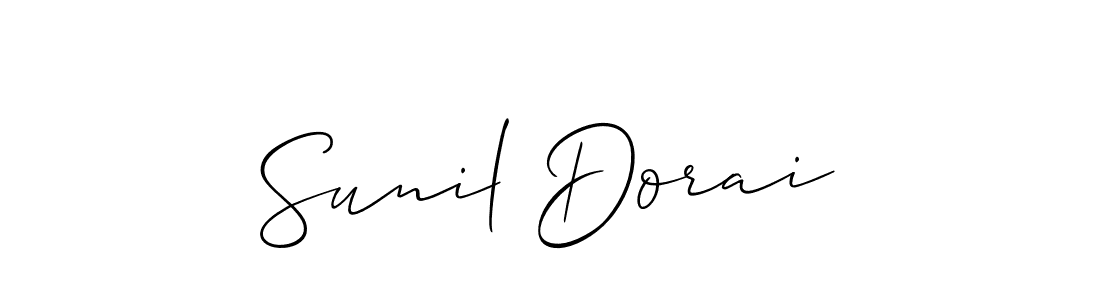 Also we have Sunil Dorai name is the best signature style. Create professional handwritten signature collection using Allison_Script autograph style. Sunil Dorai signature style 2 images and pictures png