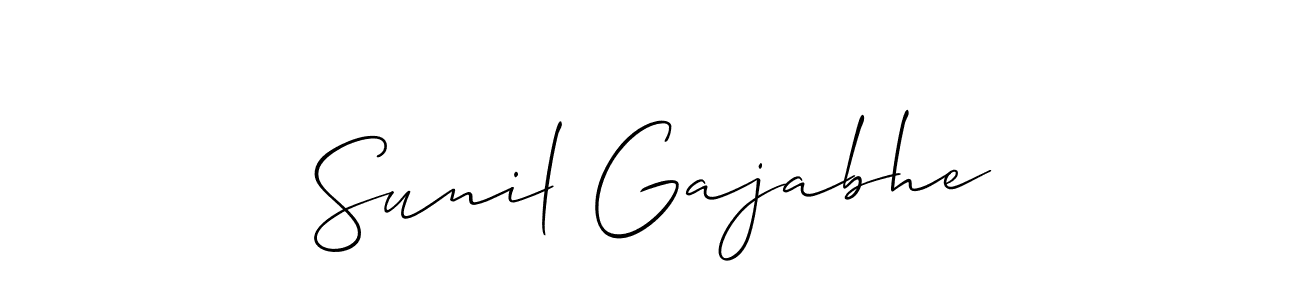if you are searching for the best signature style for your name Sunil Gajabhe. so please give up your signature search. here we have designed multiple signature styles  using Allison_Script. Sunil Gajabhe signature style 2 images and pictures png