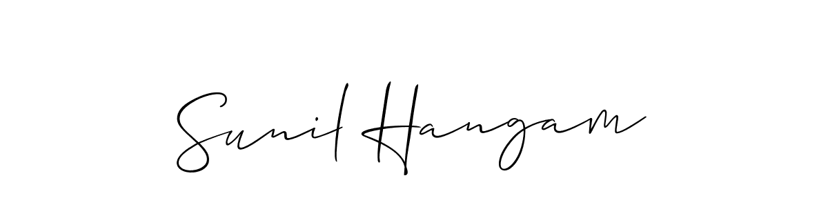 See photos of Sunil Hangam official signature by Spectra . Check more albums & portfolios. Read reviews & check more about Allison_Script font. Sunil Hangam signature style 2 images and pictures png