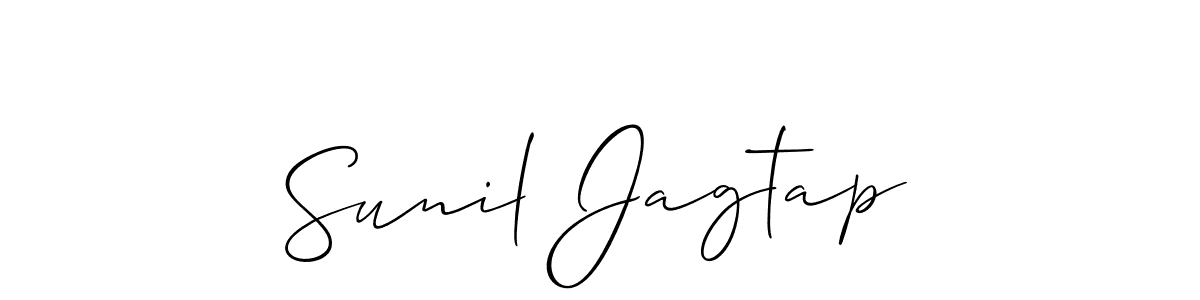 Make a beautiful signature design for name Sunil Jagtap. Use this online signature maker to create a handwritten signature for free. Sunil Jagtap signature style 2 images and pictures png