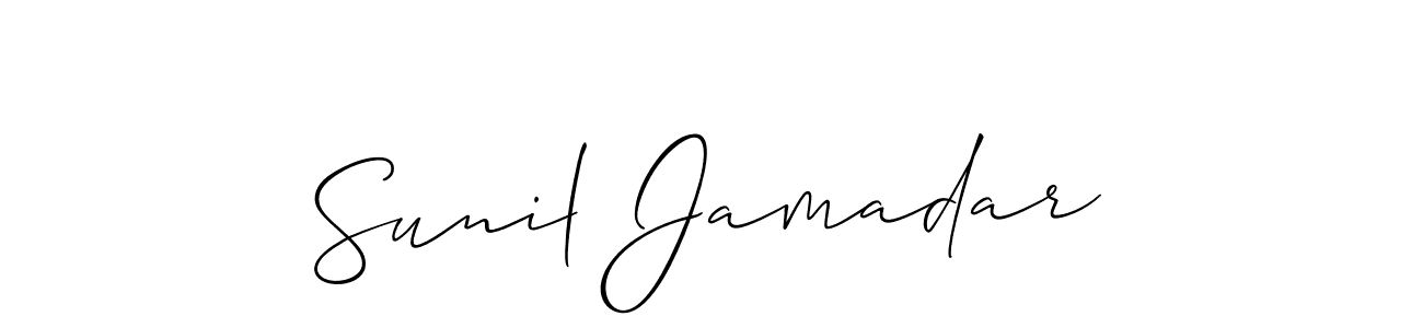 Here are the top 10 professional signature styles for the name Sunil Jamadar. These are the best autograph styles you can use for your name. Sunil Jamadar signature style 2 images and pictures png