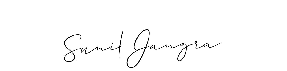 You can use this online signature creator to create a handwritten signature for the name Sunil Jangra. This is the best online autograph maker. Sunil Jangra signature style 2 images and pictures png