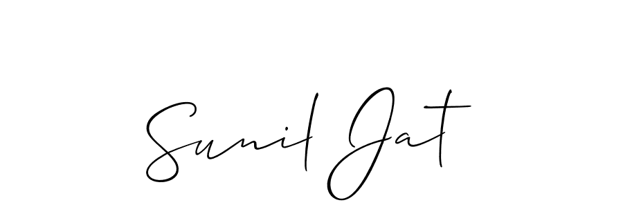 Similarly Allison_Script is the best handwritten signature design. Signature creator online .You can use it as an online autograph creator for name Sunil Jat. Sunil Jat signature style 2 images and pictures png