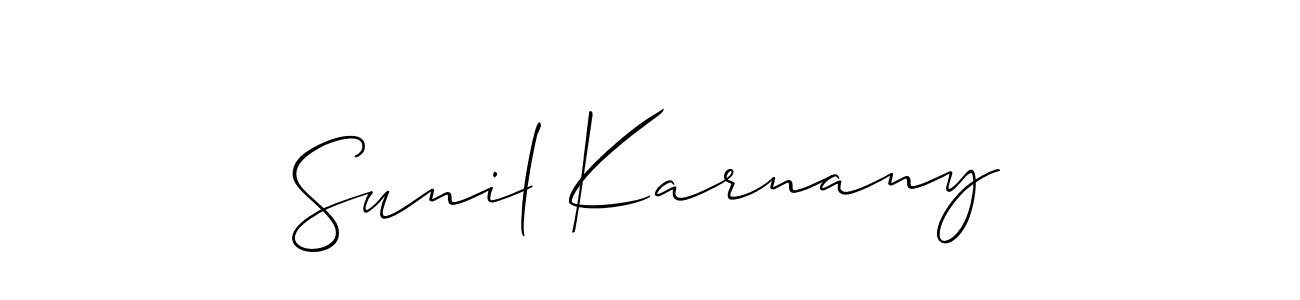 Here are the top 10 professional signature styles for the name Sunil Karnany. These are the best autograph styles you can use for your name. Sunil Karnany signature style 2 images and pictures png