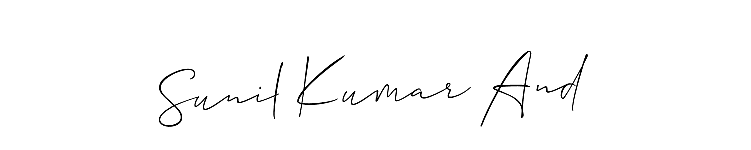 Check out images of Autograph of Sunil Kumar And name. Actor Sunil Kumar And Signature Style. Allison_Script is a professional sign style online. Sunil Kumar And signature style 2 images and pictures png