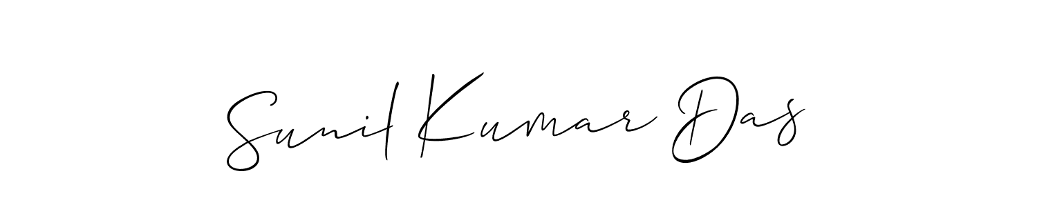 How to make Sunil Kumar Das name signature. Use Allison_Script style for creating short signs online. This is the latest handwritten sign. Sunil Kumar Das signature style 2 images and pictures png