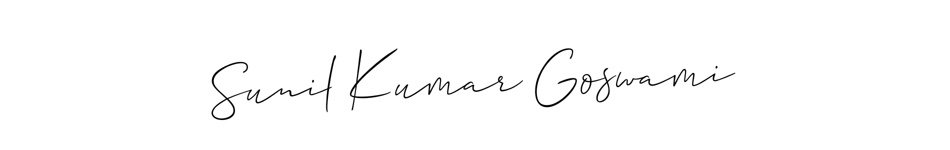 Make a beautiful signature design for name Sunil Kumar Goswami. Use this online signature maker to create a handwritten signature for free. Sunil Kumar Goswami signature style 2 images and pictures png