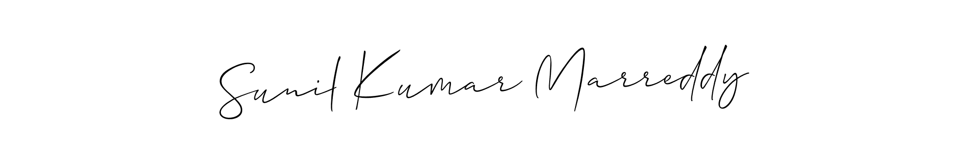 Similarly Allison_Script is the best handwritten signature design. Signature creator online .You can use it as an online autograph creator for name Sunil Kumar Marreddy. Sunil Kumar Marreddy signature style 2 images and pictures png