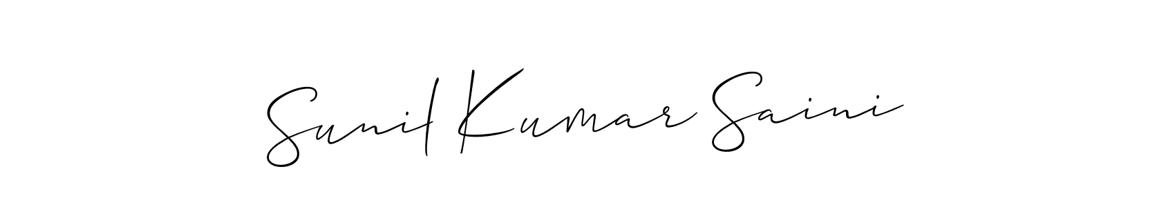 See photos of Sunil Kumar Saini official signature by Spectra . Check more albums & portfolios. Read reviews & check more about Allison_Script font. Sunil Kumar Saini signature style 2 images and pictures png