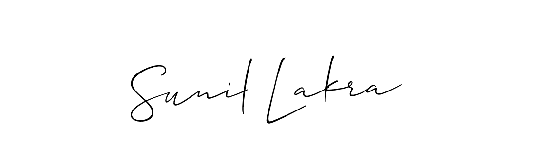 Check out images of Autograph of Sunil Lakra name. Actor Sunil Lakra Signature Style. Allison_Script is a professional sign style online. Sunil Lakra signature style 2 images and pictures png