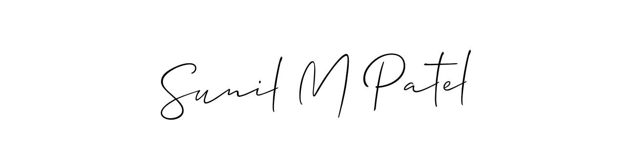 Check out images of Autograph of Sunil M Patel name. Actor Sunil M Patel Signature Style. Allison_Script is a professional sign style online. Sunil M Patel signature style 2 images and pictures png