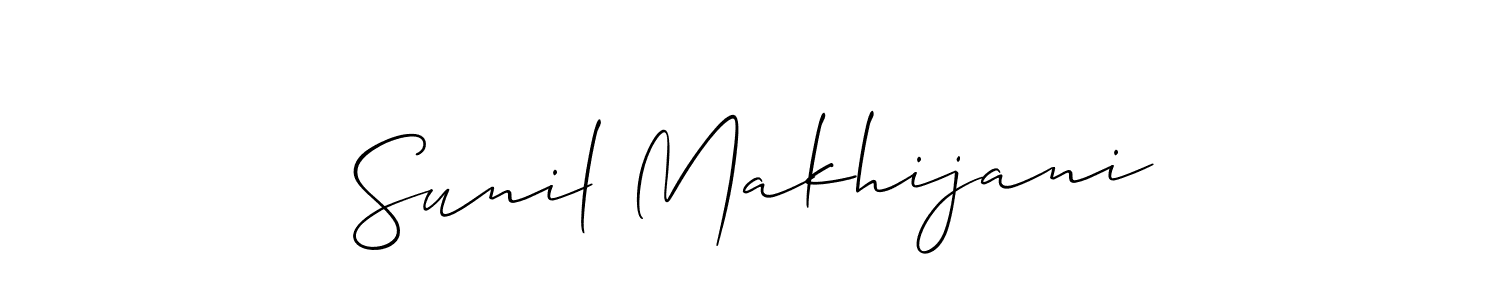 See photos of Sunil Makhijani official signature by Spectra . Check more albums & portfolios. Read reviews & check more about Allison_Script font. Sunil Makhijani signature style 2 images and pictures png