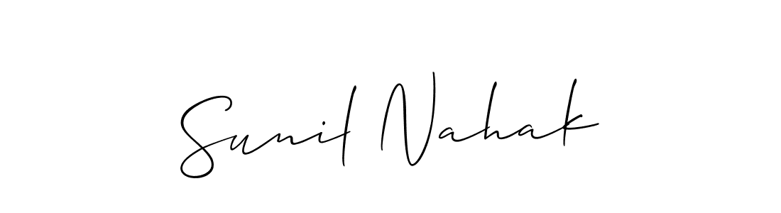 See photos of Sunil Nahak official signature by Spectra . Check more albums & portfolios. Read reviews & check more about Allison_Script font. Sunil Nahak signature style 2 images and pictures png