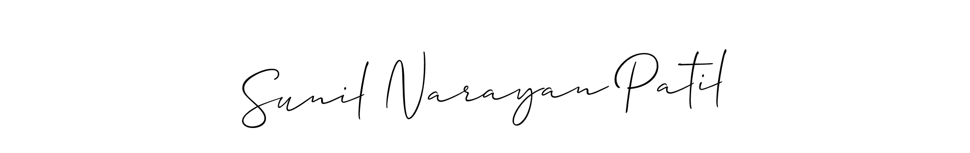 Check out images of Autograph of Sunil Narayan Patil name. Actor Sunil Narayan Patil Signature Style. Allison_Script is a professional sign style online. Sunil Narayan Patil signature style 2 images and pictures png