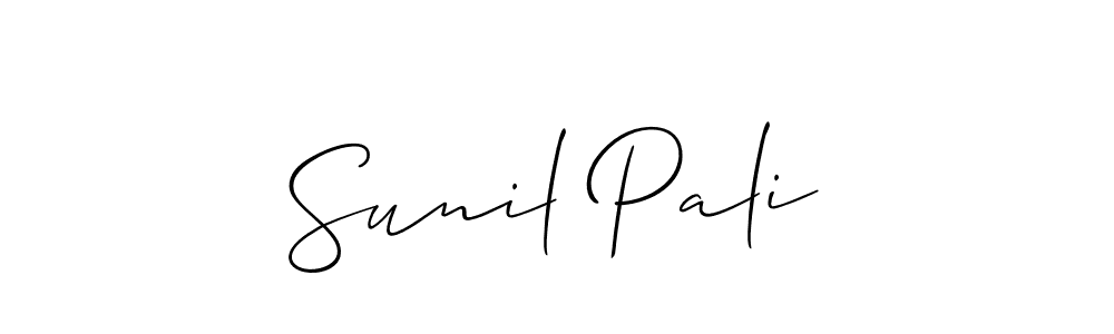 Best and Professional Signature Style for Sunil Pali. Allison_Script Best Signature Style Collection. Sunil Pali signature style 2 images and pictures png