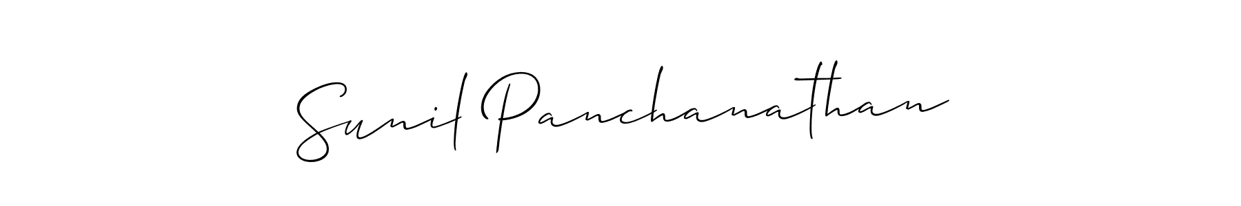 Make a beautiful signature design for name Sunil Panchanathan. Use this online signature maker to create a handwritten signature for free. Sunil Panchanathan signature style 2 images and pictures png