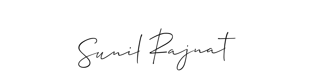 Make a beautiful signature design for name Sunil Rajnat. Use this online signature maker to create a handwritten signature for free. Sunil Rajnat signature style 2 images and pictures png