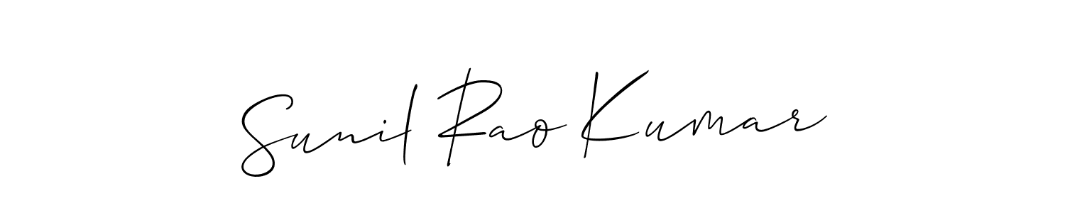 See photos of Sunil Rao Kumar official signature by Spectra . Check more albums & portfolios. Read reviews & check more about Allison_Script font. Sunil Rao Kumar signature style 2 images and pictures png