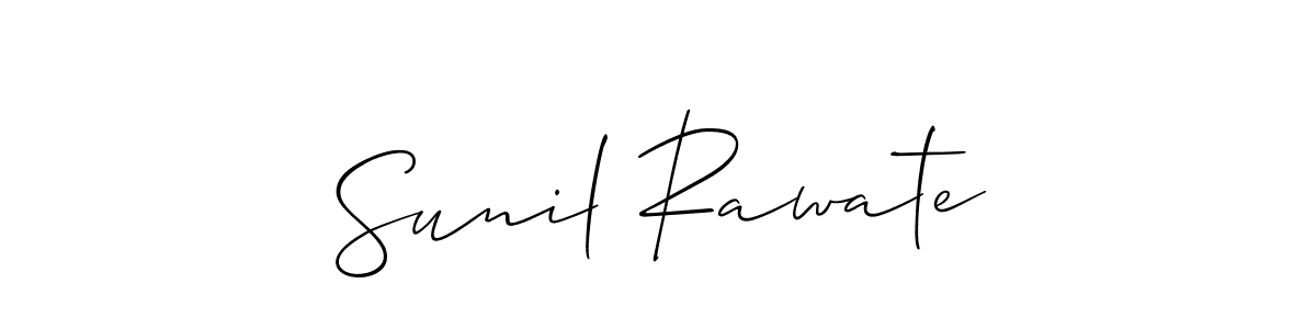 Make a beautiful signature design for name Sunil Rawate. Use this online signature maker to create a handwritten signature for free. Sunil Rawate signature style 2 images and pictures png