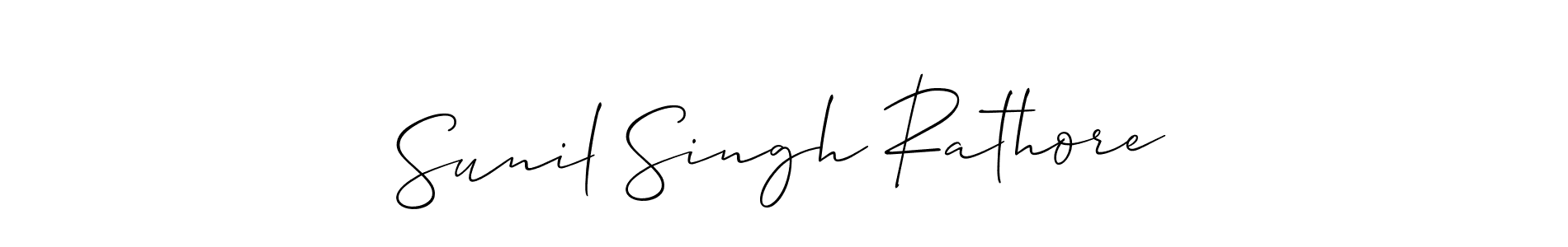 Allison_Script is a professional signature style that is perfect for those who want to add a touch of class to their signature. It is also a great choice for those who want to make their signature more unique. Get Sunil Singh Rathore name to fancy signature for free. Sunil Singh Rathore signature style 2 images and pictures png