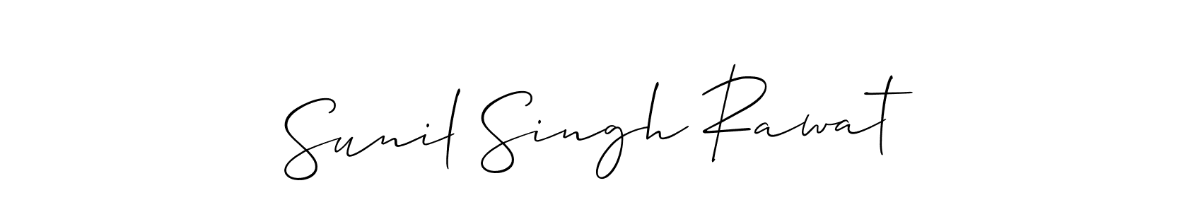 if you are searching for the best signature style for your name Sunil Singh Rawat. so please give up your signature search. here we have designed multiple signature styles  using Allison_Script. Sunil Singh Rawat signature style 2 images and pictures png