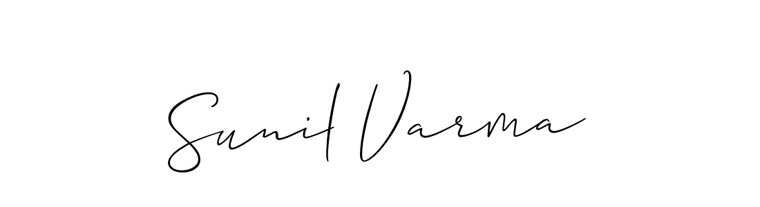 Similarly Allison_Script is the best handwritten signature design. Signature creator online .You can use it as an online autograph creator for name Sunil Varma. Sunil Varma signature style 2 images and pictures png