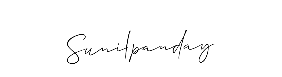 Make a beautiful signature design for name Sunilpanday. Use this online signature maker to create a handwritten signature for free. Sunilpanday signature style 2 images and pictures png