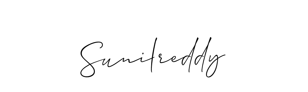 Make a beautiful signature design for name Sunilreddy. Use this online signature maker to create a handwritten signature for free. Sunilreddy signature style 2 images and pictures png