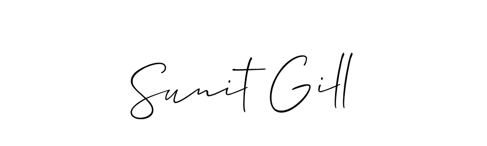 You can use this online signature creator to create a handwritten signature for the name Sunit Gill. This is the best online autograph maker. Sunit Gill signature style 2 images and pictures png