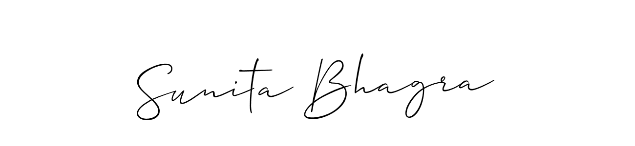 This is the best signature style for the Sunita Bhagra name. Also you like these signature font (Allison_Script). Mix name signature. Sunita Bhagra signature style 2 images and pictures png