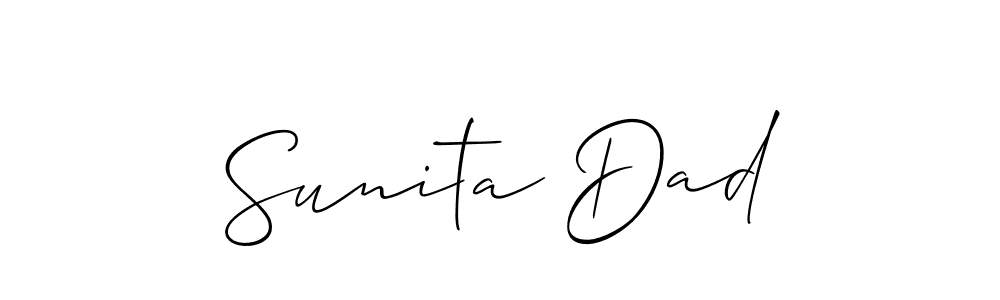 Make a beautiful signature design for name Sunita Dad. Use this online signature maker to create a handwritten signature for free. Sunita Dad signature style 2 images and pictures png