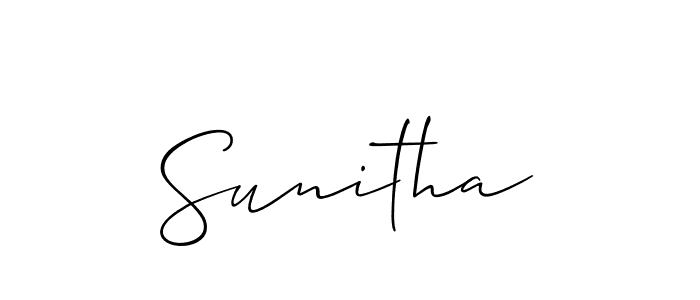 Similarly Allison_Script is the best handwritten signature design. Signature creator online .You can use it as an online autograph creator for name Sunitha. Sunitha signature style 2 images and pictures png