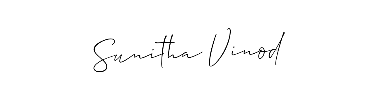 Similarly Allison_Script is the best handwritten signature design. Signature creator online .You can use it as an online autograph creator for name Sunitha Vinod. Sunitha Vinod signature style 2 images and pictures png