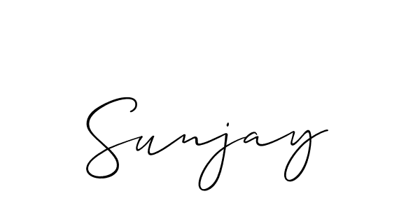 Check out images of Autograph of Sunjay name. Actor Sunjay Signature Style. Allison_Script is a professional sign style online. Sunjay signature style 2 images and pictures png