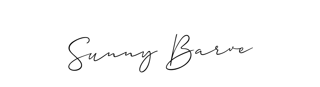 The best way (Allison_Script) to make a short signature is to pick only two or three words in your name. The name Sunny Barve include a total of six letters. For converting this name. Sunny Barve signature style 2 images and pictures png