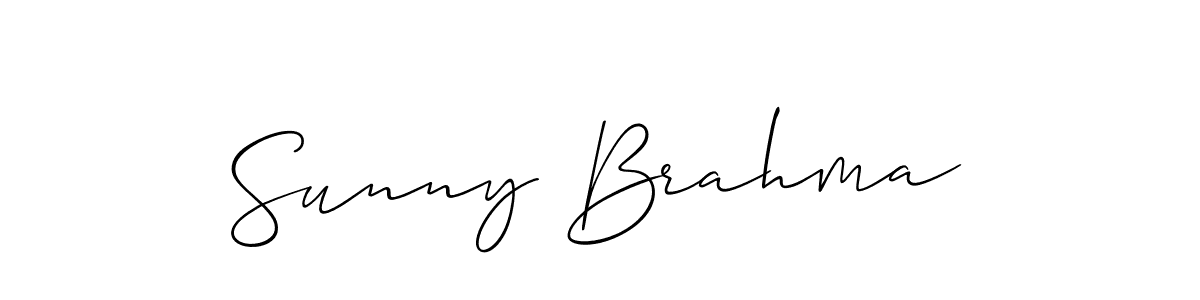 Similarly Allison_Script is the best handwritten signature design. Signature creator online .You can use it as an online autograph creator for name Sunny Brahma. Sunny Brahma signature style 2 images and pictures png