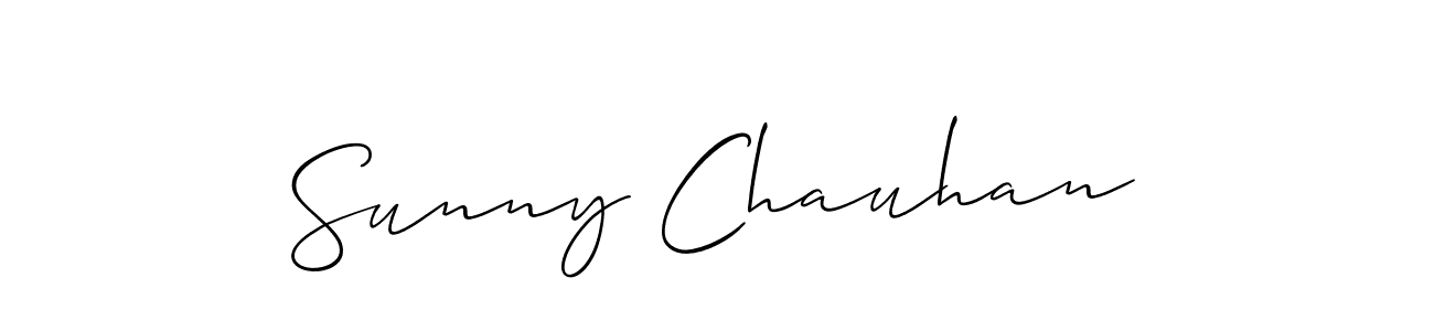 It looks lik you need a new signature style for name Sunny Chauhan. Design unique handwritten (Allison_Script) signature with our free signature maker in just a few clicks. Sunny Chauhan signature style 2 images and pictures png