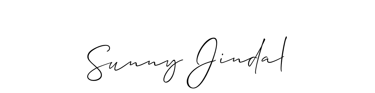 Also we have Sunny Jindal name is the best signature style. Create professional handwritten signature collection using Allison_Script autograph style. Sunny Jindal signature style 2 images and pictures png