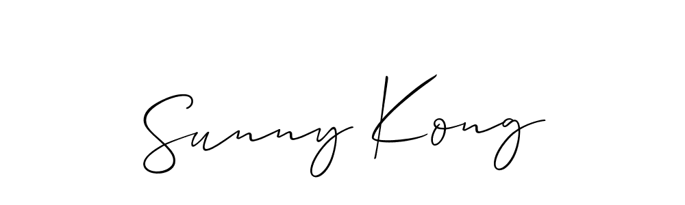 How to Draw Sunny Kong signature style? Allison_Script is a latest design signature styles for name Sunny Kong. Sunny Kong signature style 2 images and pictures png