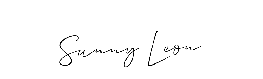 Once you've used our free online signature maker to create your best signature Allison_Script style, it's time to enjoy all of the benefits that Sunny Leon name signing documents. Sunny Leon signature style 2 images and pictures png