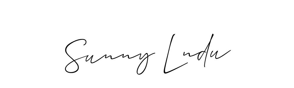 Once you've used our free online signature maker to create your best signature Allison_Script style, it's time to enjoy all of the benefits that Sunny Lndu name signing documents. Sunny Lndu signature style 2 images and pictures png
