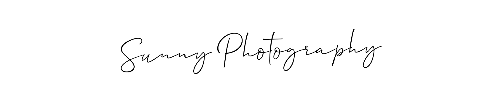 Also You can easily find your signature by using the search form. We will create Sunny Photography name handwritten signature images for you free of cost using Allison_Script sign style. Sunny Photography signature style 2 images and pictures png