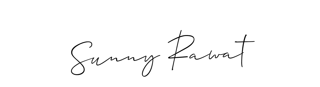 How to Draw Sunny Rawat signature style? Allison_Script is a latest design signature styles for name Sunny Rawat. Sunny Rawat signature style 2 images and pictures png
