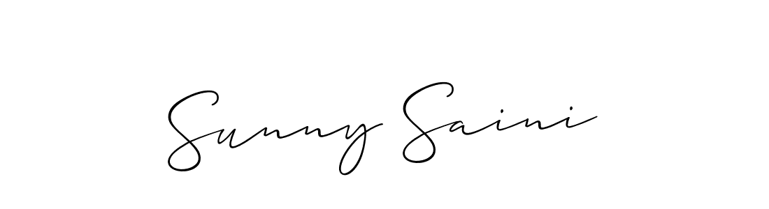 Also You can easily find your signature by using the search form. We will create Sunny Saini name handwritten signature images for you free of cost using Allison_Script sign style. Sunny Saini signature style 2 images and pictures png