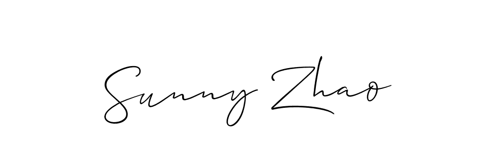 Similarly Allison_Script is the best handwritten signature design. Signature creator online .You can use it as an online autograph creator for name Sunny Zhao. Sunny Zhao signature style 2 images and pictures png