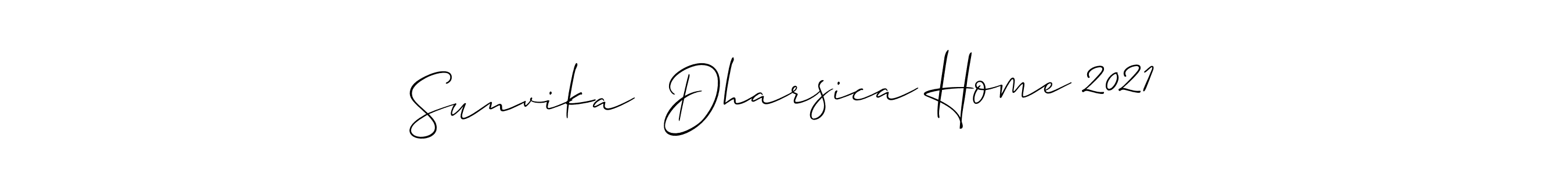 How to Draw Sunvika  Dharsica Home 2021 signature style? Allison_Script is a latest design signature styles for name Sunvika  Dharsica Home 2021. Sunvika  Dharsica Home 2021 signature style 2 images and pictures png