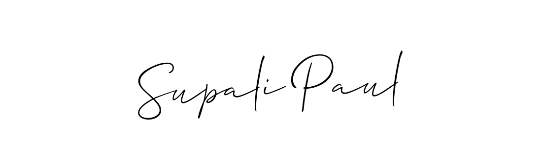 See photos of Supali Paul official signature by Spectra . Check more albums & portfolios. Read reviews & check more about Allison_Script font. Supali Paul signature style 2 images and pictures png