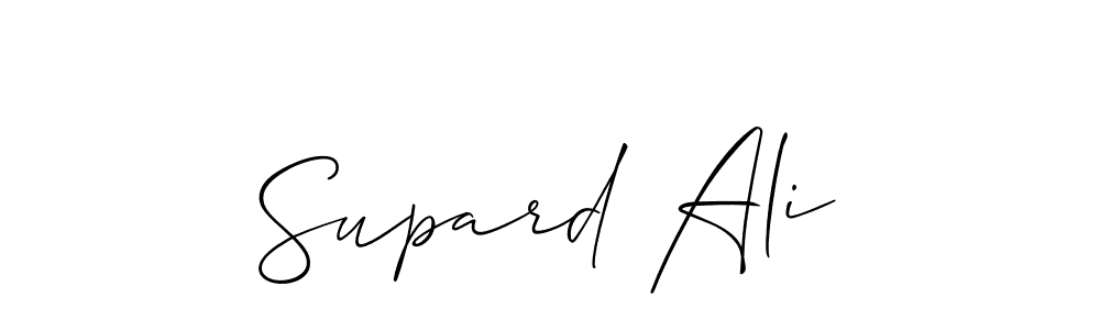 You can use this online signature creator to create a handwritten signature for the name Supard Ali. This is the best online autograph maker. Supard Ali signature style 2 images and pictures png