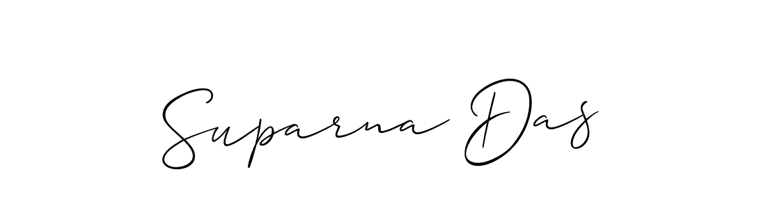 Design your own signature with our free online signature maker. With this signature software, you can create a handwritten (Allison_Script) signature for name Suparna Das. Suparna Das signature style 2 images and pictures png