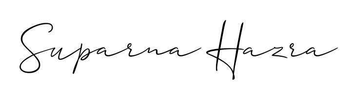 You can use this online signature creator to create a handwritten signature for the name Suparna Hazra. This is the best online autograph maker. Suparna Hazra signature style 2 images and pictures png